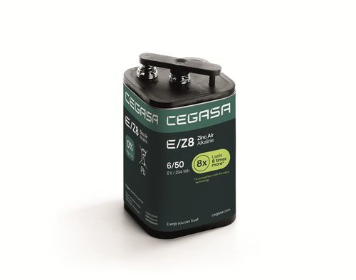 Batería rectangular - E/Z8 6/25 - Cegasa Energía SLU - 6 V / industrial / para equipos de telecomunicaciones