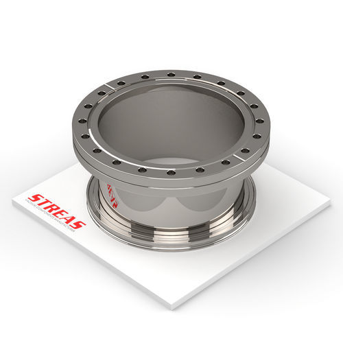 Adaptador de brida - ISOK-4 series - Streas srl - para vacío / mecanizado