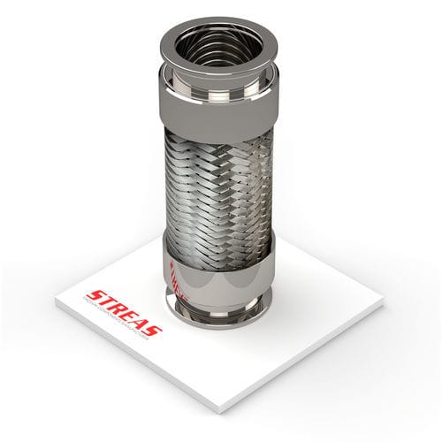 Ensamblaje de tubo flexible industrial - FVP series - Streas srl - de acero / reforzado