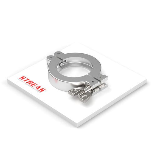 Elemento de apriete de enclavamiento mecánico - CS series - Streas srl - manual / para tuberías / de acero inoxidable