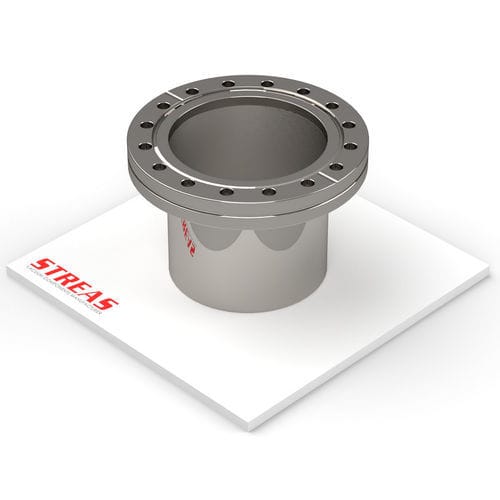 Brida de tubos - FT series - Streas srl - de acero inoxidable / circular / de soldar