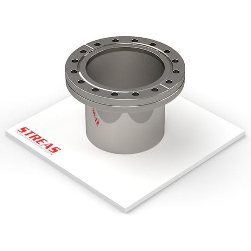 Brida de tubos - FT series - Streas srl - de acero inoxidable / de soldar