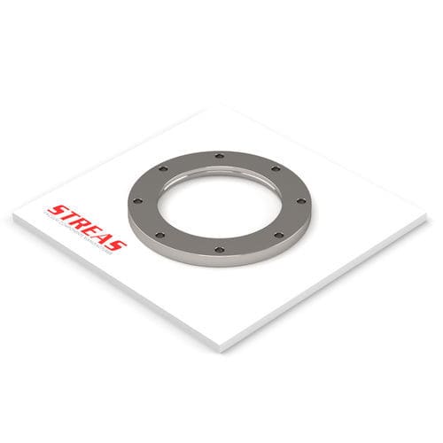 Brida para soldadura de tubos - FS63ISOF-76-4 - Streas srl - para tuberías / de acero inoxidable / perforada