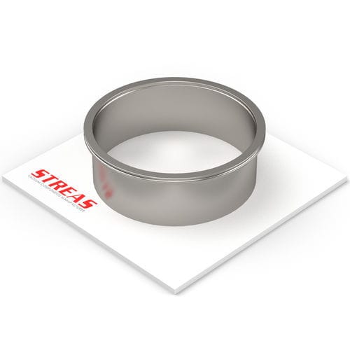 Brida de tubos - FT63ISOK-76-100-4 - Streas srl - de acero inoxidable / de soldar