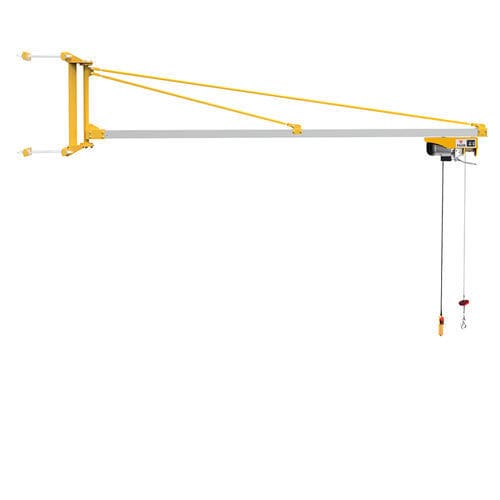 Grúa pluma de columna - WMJC-5 - AARDWOLF INDUSTRIES LLC - de pared / 270° / triangular