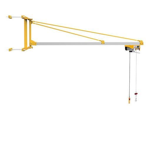 Grúa pluma de pared - WMJC-4 - AARDWOLF INDUSTRIES LLC - 270° / con control eléctrico / triangular