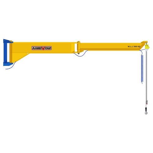 Grúa pluma de pared - AJCAWM - AARDWOLF INDUSTRIES LLC - 360° / 270° / con control eléctrico