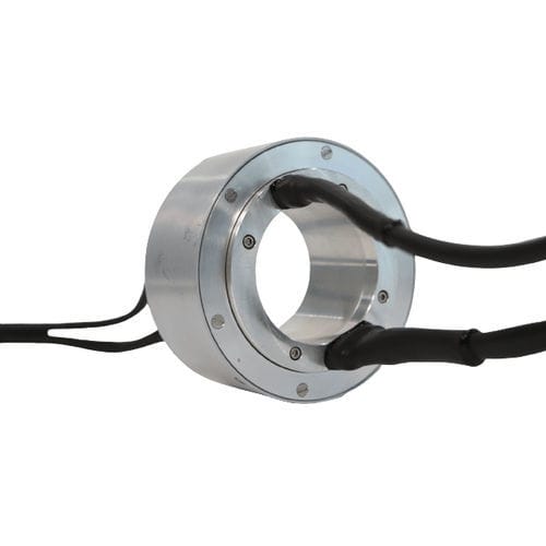 Anillo colector eje pasante - EVERAXIS - eléctrico / de columna / para la robótica