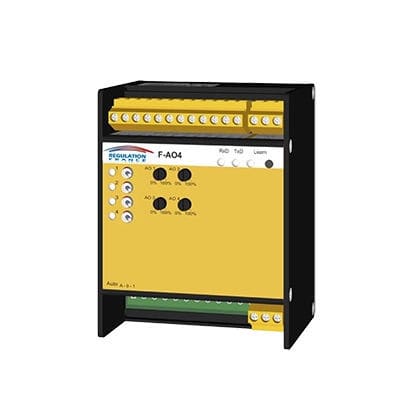 Autómata en riel DIN - F-AO4 - Regulation France - 4 S / salidas analógicas / con interfaz Ethernet
