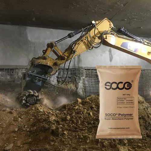 Absorbente polímero - SLUSORB™ - QINGDAO SOCO NEW MATERIAL CO.,LTD. - en gránulos / universal / para lodo de perforación