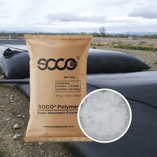 Absorbente para lodos de dragado - SLUSORB&trade; - QINGDAO SOCO NEW MATERIAL CO.,LTD. - en gránulos / protección para transporte / polímero