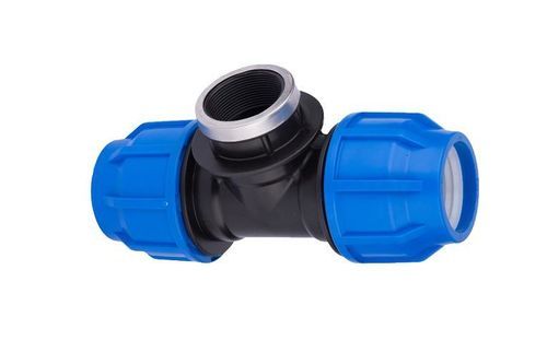 Racor hidráulico - TE342 series - NEISCO FOR MODERN WATER SYSTEMS PRODUCTION - roscado / de compresión / en T
