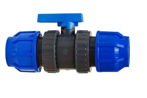 Válvula de bola - BVDL-19 series - NEISCO FOR MODERN WATER SYSTEMS PRODUCTION - de palanca / doble / de tubo