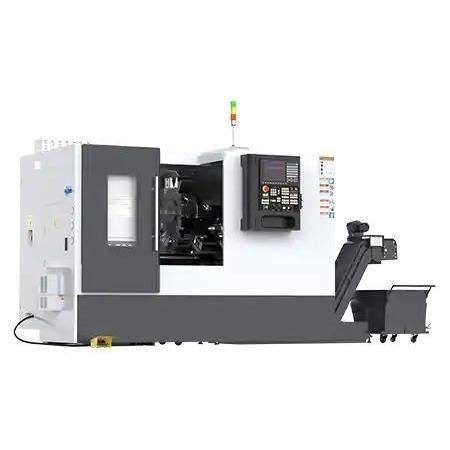 Torno CNC - MN500L - Minnuo - horizontal / 2 ejes / con plataforma inclinada