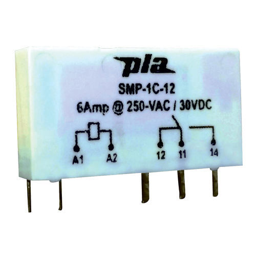 Relé electromecánico DC - SMP - PLA Components - AC / 1NA/NC / PCB