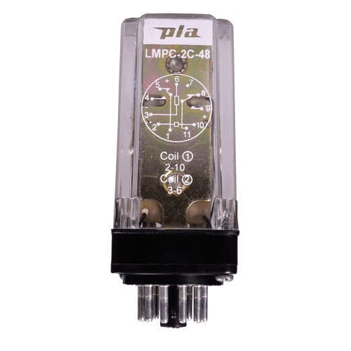 Relé electromecánico DC - LMPC  - PLA Components - 2NA/NC / enchufable