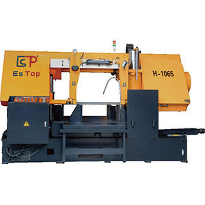 Sierra de cinta - H-1065 - ESTOPCNC - para metales / para barras / para perfiles