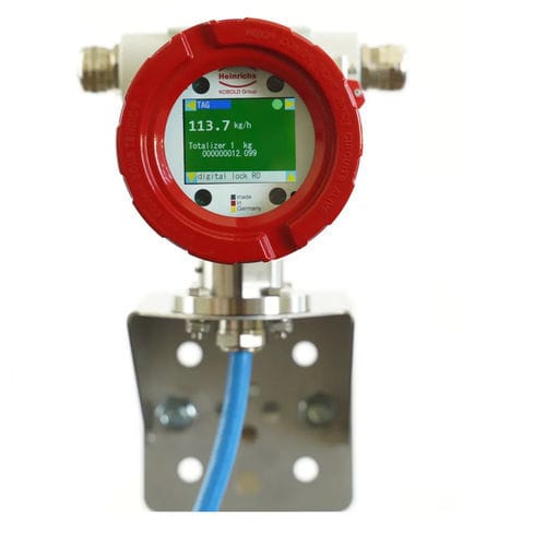 Transmisor de caudal de efecto Coriolis - UMC5 - Heinrichs Messtechnik GmbH - másico / para la supervisión de procesos / con pantalla digital integrada