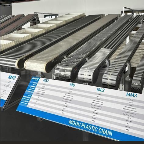 Cinta transportadora flexible - MT2 - MODU System (M) Sdn.Bhd. (MODU Group) - continua / lisa / curva
