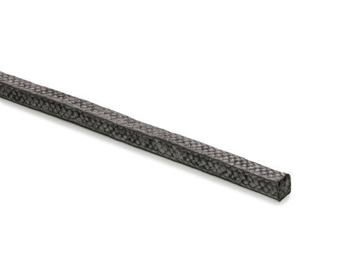 Empaquetadura trenzada de grafito - T4665 - ULMAN Dichtungstechnik GmbH - de fibra de carbono / resistente a los productos químicos / de alta resistencia