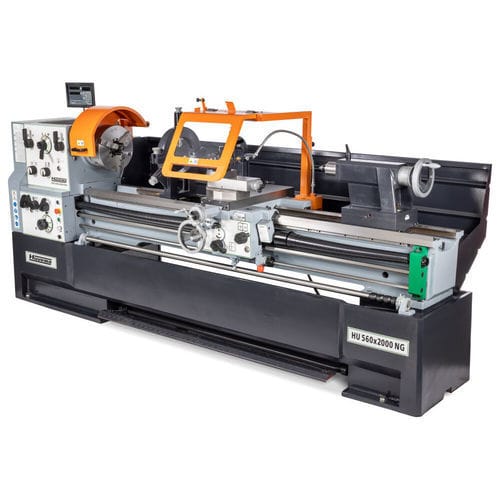 Torno convencional - HU 560x2000-4 NG DRO - Huvema B.V. - horizontal / D1-8 / para producción de piezas pequeñas