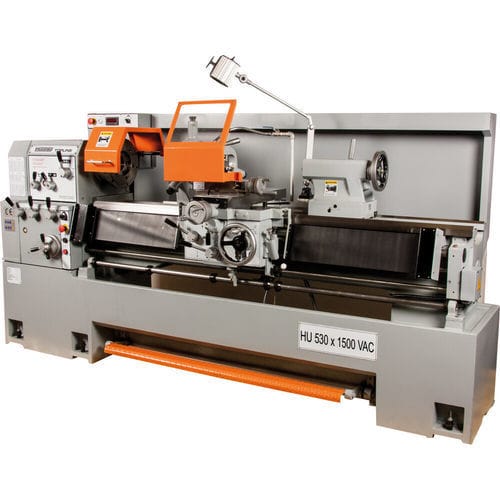 Torno convencional - HU 530x1500-4 VAC Topline DRO - Huvema B.V. - horizontal / D1-8 / de alta precisión