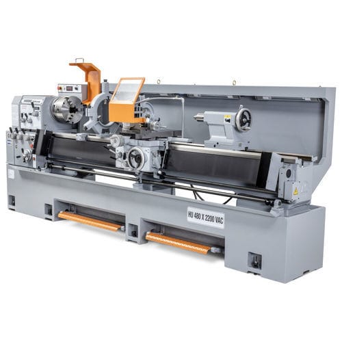 Torno convencional - HU 480x2200 VAC Topline DRO - Huvema B.V. - para metal / de precisión