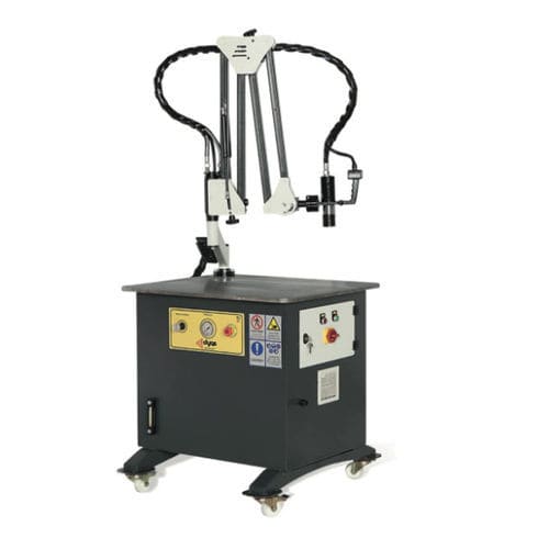 Máquina roscadora con brazo articulado - HTM - Dyas Makina San. Tic. Ltd. Şti. - hidráulica / automática