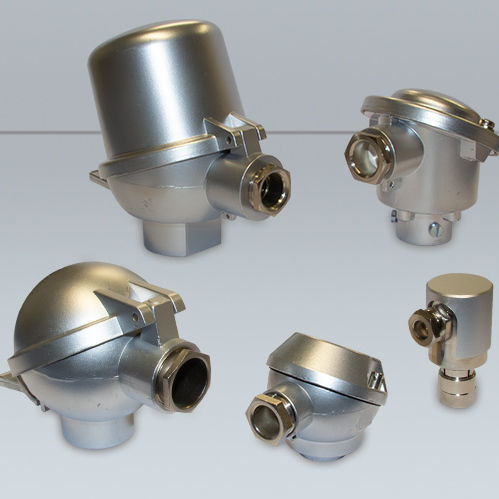 Cabeza de conexión de acero inoxidable - GÜNTHER GmbH Temperaturmesstechnik - de aluminio / de material plástico / termopar