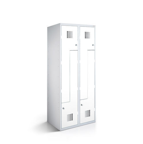 Armario de vestuario para empresa - 1150-020200-0801112 - LOCKEEL s.à r.l. - para ropa de trabajo / con ventilación