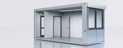 Caseta de obra de paneles - Systemcontainer SOLID - KLEUSBERG - modular / prefabricada