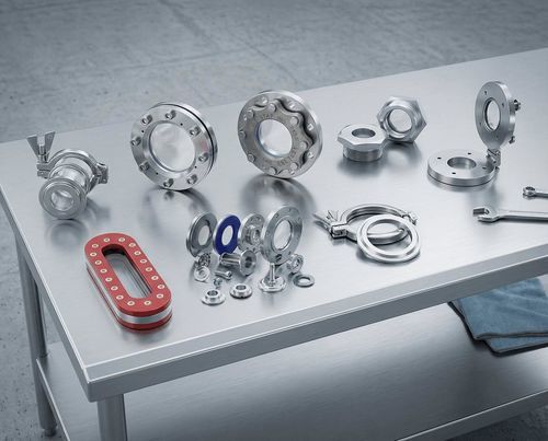 Ventanilla de observación para aplicaciones industriales - Alpco Industrial EU - de vigilancia / para vacío / para red de baja presión