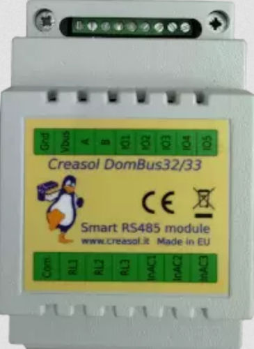 Módulo E/S analógico - DomBus32 - Creasol - digital / en serie / RS-485