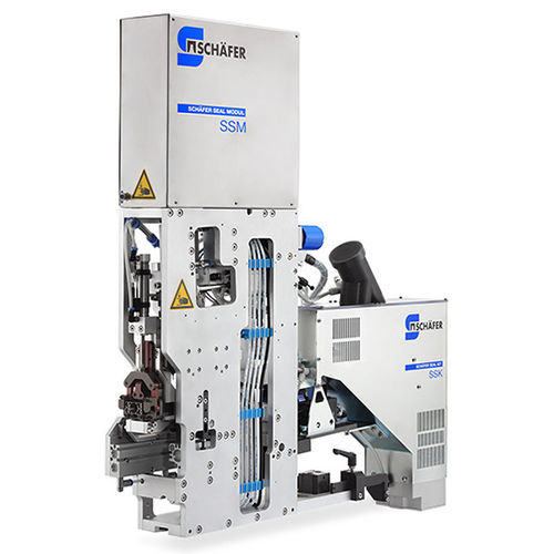 Sistema obturador automático - Sealstation - Schäfer Group - para grandes cantidades / de estanqueidad / para hilos