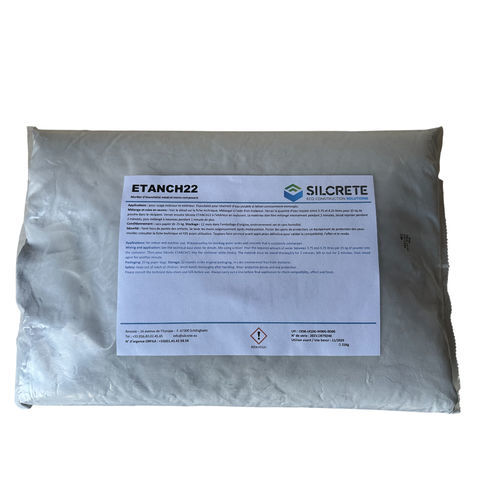 Masilla con silicato de sodio - ETANCH 22 - Silcrete - monocomponente / para suelo / de interior/de exterior