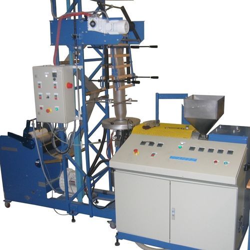 Línea de extrusión de laboratorio - SCAMEX - de película soplada / para termoplásticos