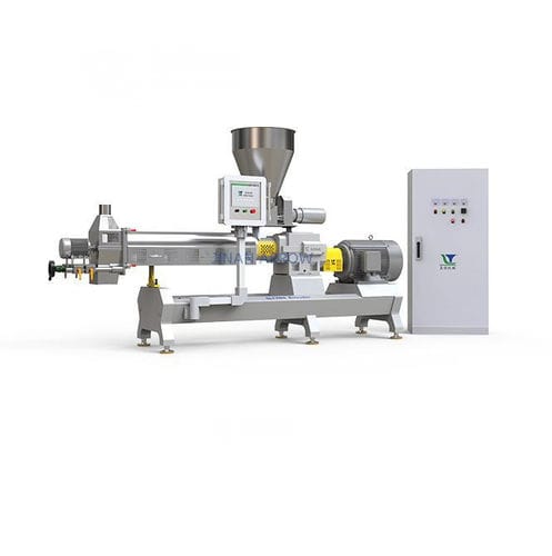 Extrusora de alimentos de piensos para animales de compañía - SLT70H - Jinan Arrow Machinery Co., Ltd. - para patatas onduladas / para productos a base de cereales / de dos husillos