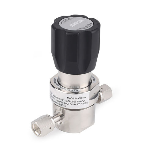 Regulador-reductor de presión para gas - JR1000 - Jewellok - de diafragma / monoetapa / de acero inoxidable 316L