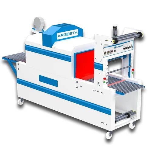 Máquina de acondicionamiento semiautomática - Argesta Makina - con túnel de retracción / de film termorretráctil / con film