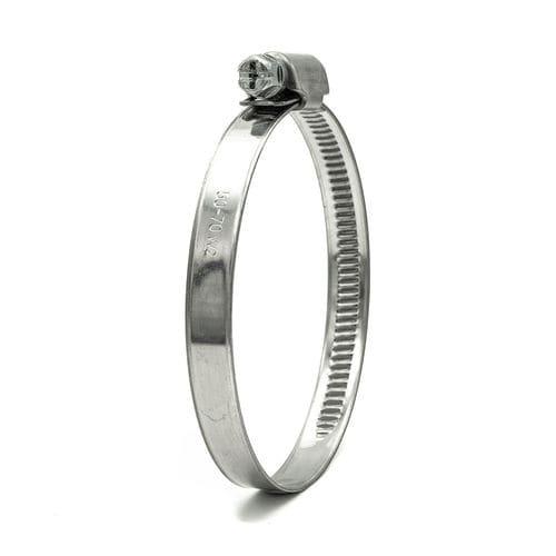 Abrazadera de apriete de acero inoxidable - SN-DIN-9-W2 series - HCL - de tornillo sin fin