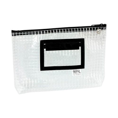 Bolsa para transporte de fondos - 63190CRIS - Sepal - con cremallera / de PVC
