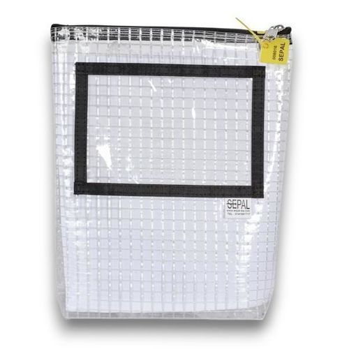 Bolsa para transporte de fondos - 76013CRIS - Sepal - con cremallera / de PVC