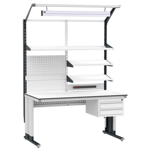 Banco de trabajo de madera - Summit Flex ESD - Forison - para ensamblaje / para taller / industrial