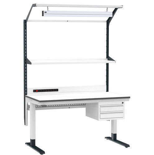 Puesto de trabajo industrial - Velar Edge - Forison - para laboratorio / para ensamblaje / ergonómico
