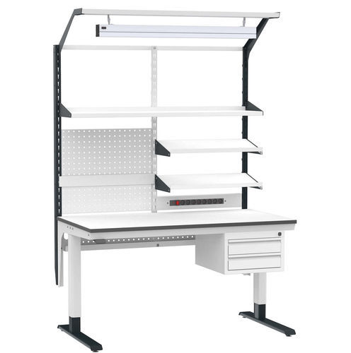 Puesto de trabajo industrial - Velar Flex - Forison - para ensamblaje / para taller / ESD