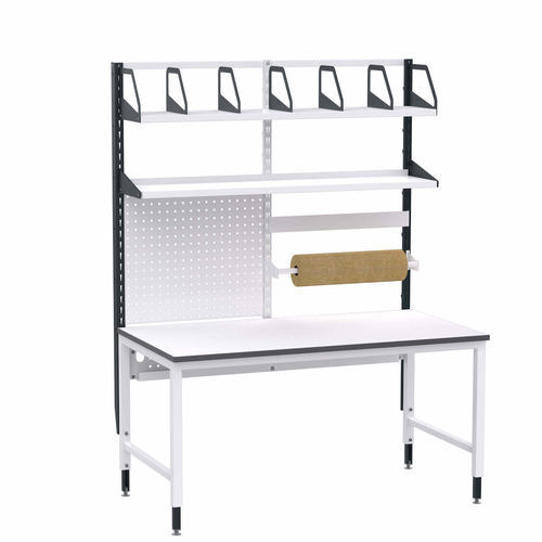 Puesto de empaque de altura regulable - Nova PackPro - Forison - de acero / de madera / modular