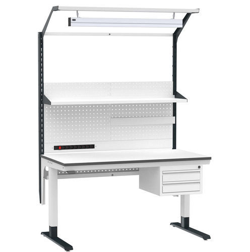 Puesto de trabajo para ensamblaje - Velar Infinite - Forison - para laboratorio / industrial / de altura regulable