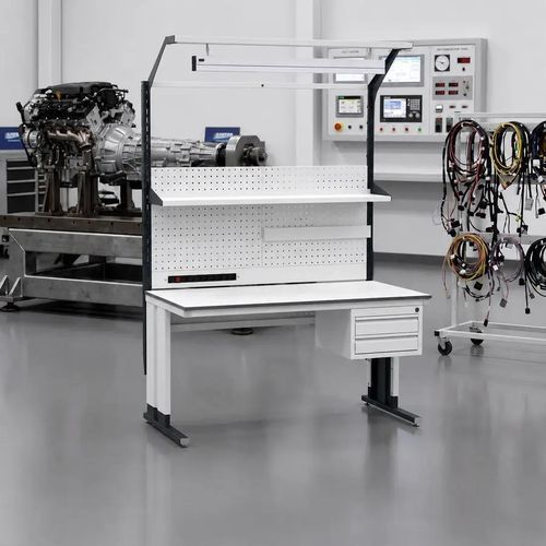 Banco de trabajo de acero - Summit Infinite - Forison - para ensamblaje / para taller / industrial