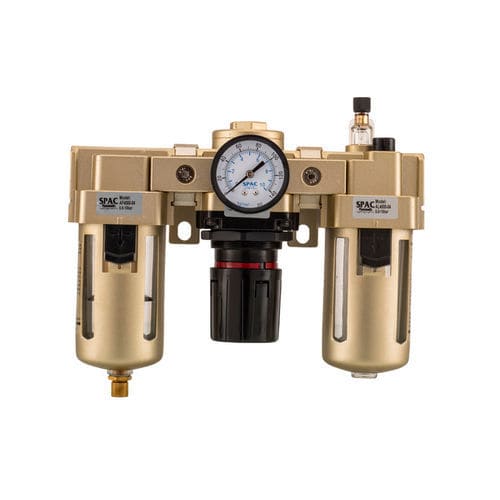 Filtro regulador de aire - AW series - SPAC Pneumatic - de aire comprimido / para compresor / de conexión de rosca