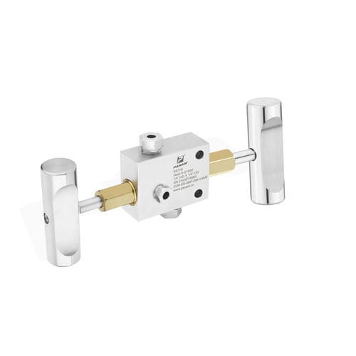 Manifold de 2 vías - HP - Panam Valve - de acero inoxidable 316 / para instrumentos de medición de la presión / para manómetro